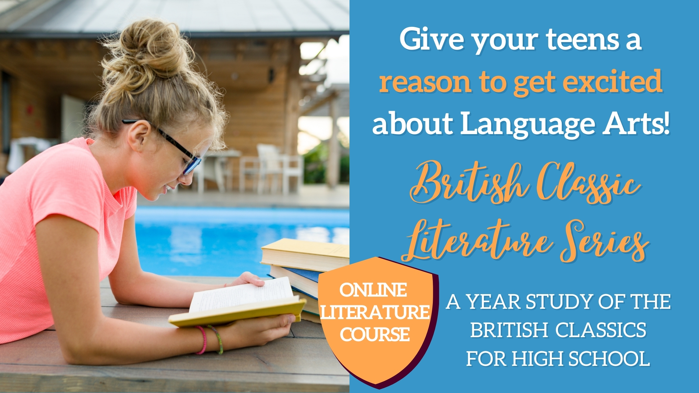 British Classic Literature Series for Teens ~ A High School Series